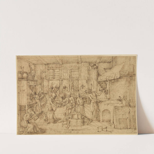 A Scene in a Forge by Jan Verbeeck