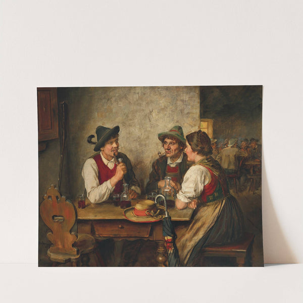 A Scene in a Tavern by Franz von Defregger