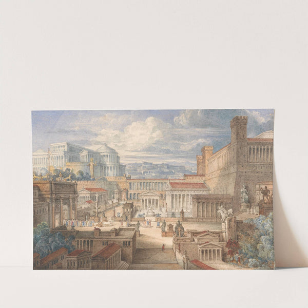 A Scene in Ancient Rome: A Setting for Titus Andronicus, I, ii by Joseph Michael Gandy