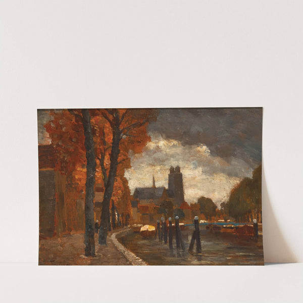 A Scene in Dordrecht by Tina Blau