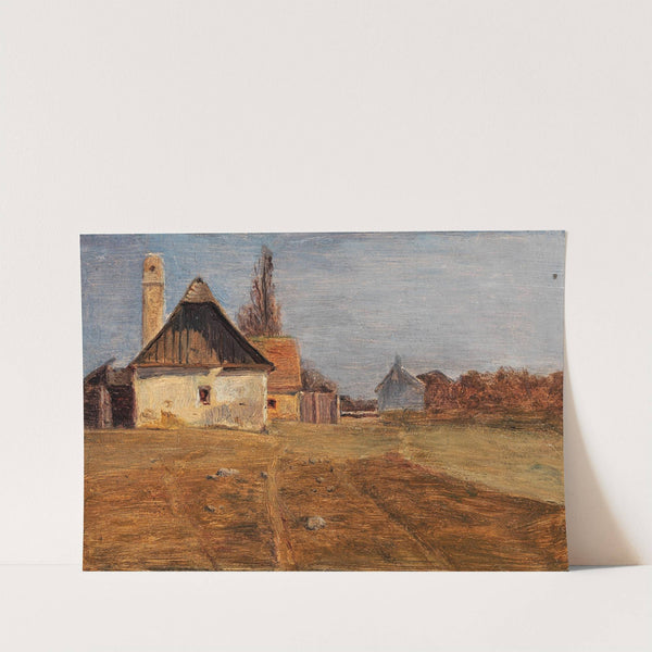 A Scene in Mannswörth on the Danube by Tina Blau