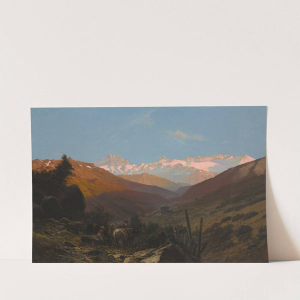 A Scene In The Andes, Chile by Thomas Jacques Somerscales