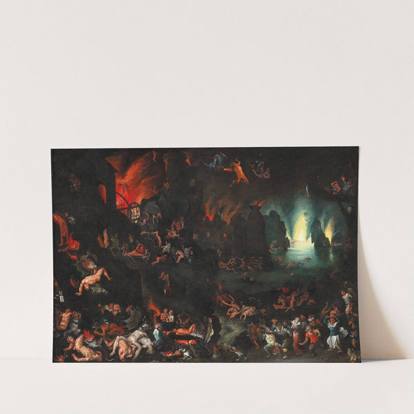 A scene of Hell by Jan Brueghel The Elder
