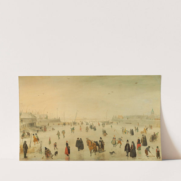 A Scene on the Ice by Hendrick Avercamp