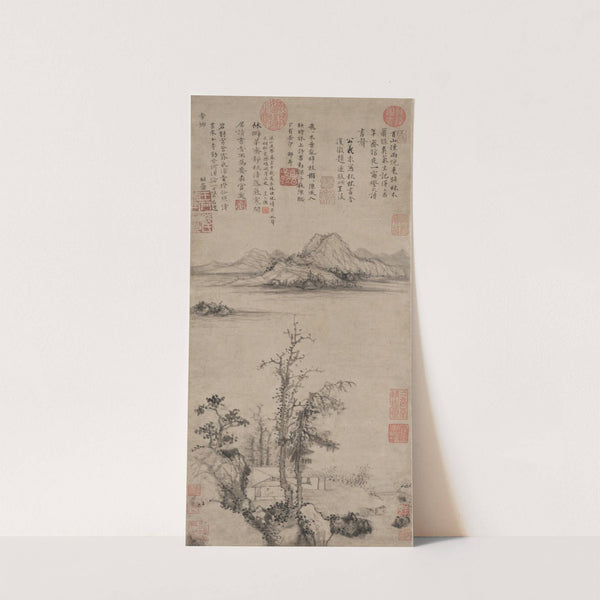 A Scholar’s Retreat amid Autumn Trees (c. 1403) by Wang Fu