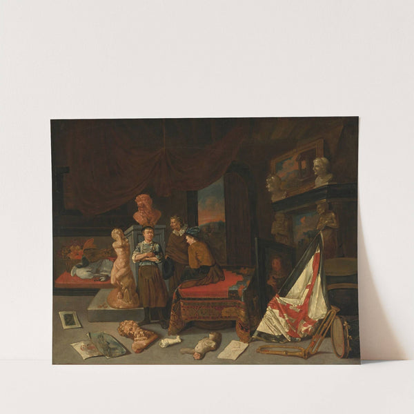 A sculptor in his studio by Gerard Thomas