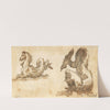 A Sea Horse and a Dolphin (mid-18th–early 19th century) by Giovanni Domenico Tiepolo