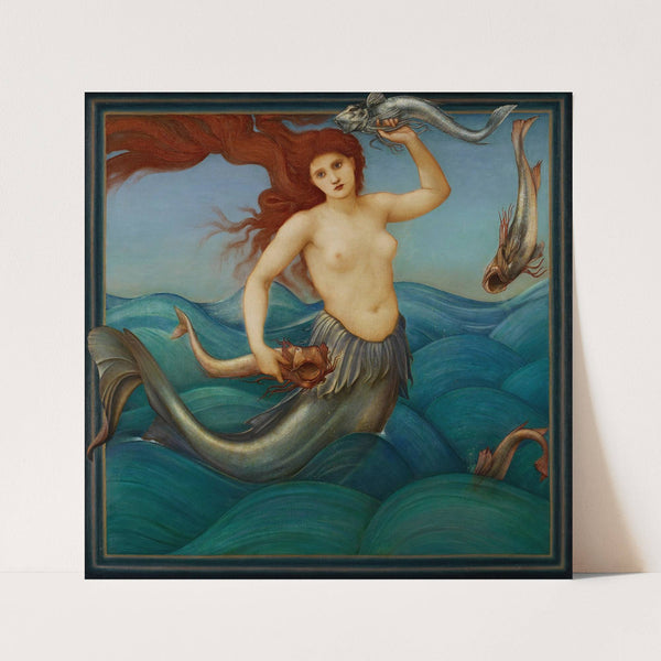 A Sea-Nymph by Sir Edward Coley Burne-Jones