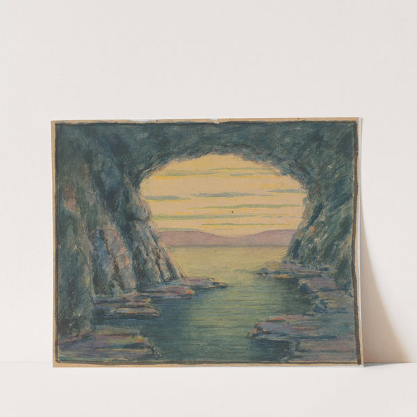 A Seaside Cave by Herbert Crowley