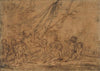 A Seated Female Figure Surrounded by Nude Infants