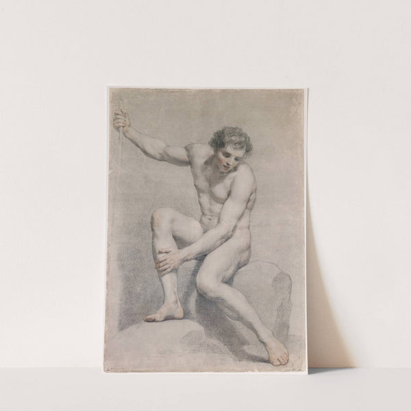A Seated Male Nude (c.1760) by Anton Raphael Mengs