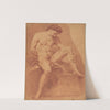 A Seated Male Nude by Charles-André van Loo