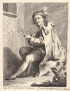 A Seated Man Playing a Guitar