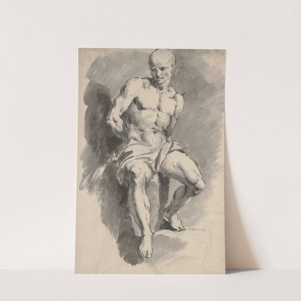 A Seated Slave by Pietro Antonio Novelli