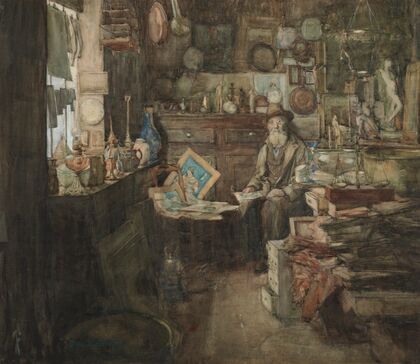 A second-hand shop, Paris