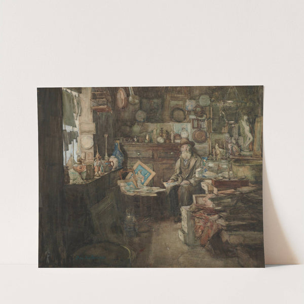 A second-hand shop, Paris by Owen Merton