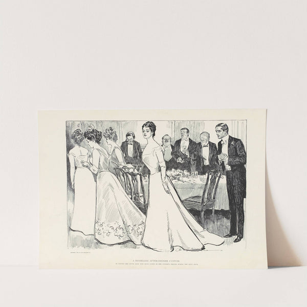 A Senseless after-dinner custom (1899) by Charles Dana Gibson