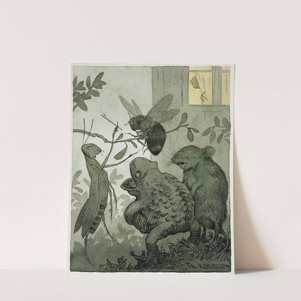 A Serenade by Theodor Kittelsen