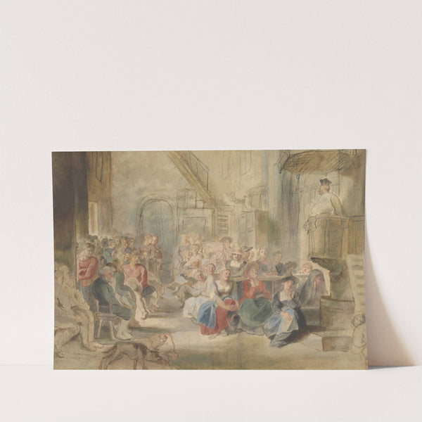 A Sermon in a Village Church by Peter Paul Rubens