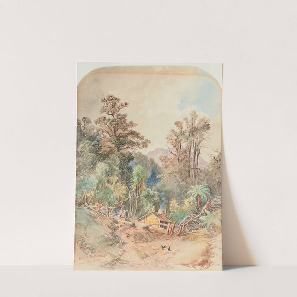 A settler's new home near Dunedin by Nicholas Chevalier