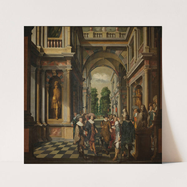 A Seven-Part Decorative Sequence; A Gallery by Dirck Van Delen