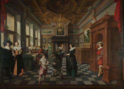 A Seven-Part Decorative Sequence; An Interior