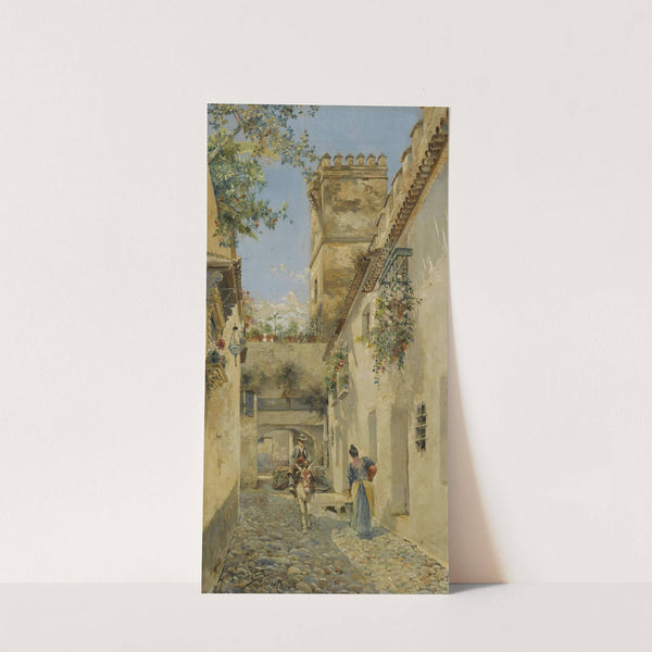 A Sevillian Alley (1896) by Manuel García y Rodríguez