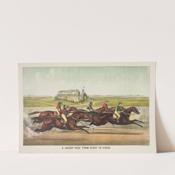 A sharp pace from start to finish (1887) by John Cameron