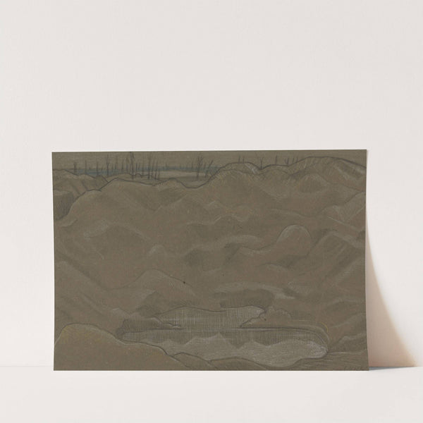 A Shell Crater (1918) by Paul Nash