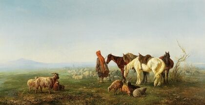 A shepherd in the Caucasus