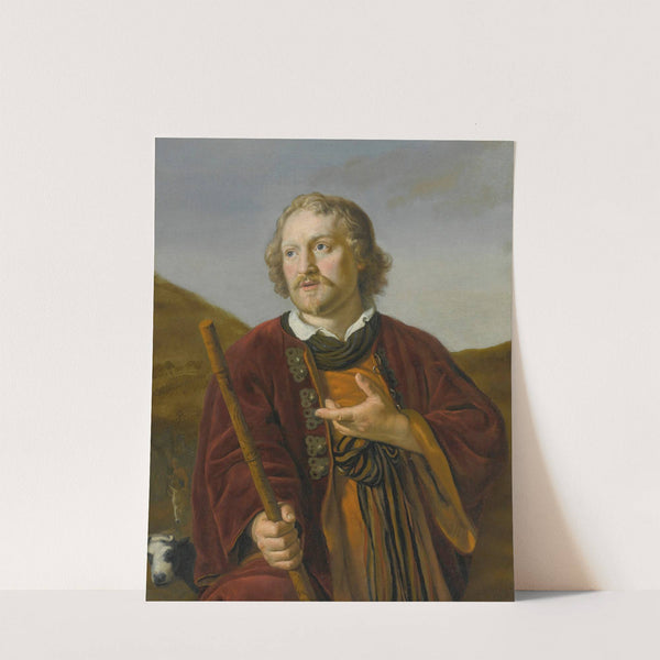 A Shepherd With His Staff, His Herd Beyond by Jan Victors