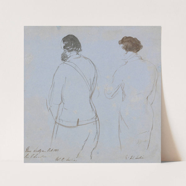 A Shooting Party; Mr. C. Leslie and Mr. John Leslie (1833) by Sir Edwin Henry Landseer