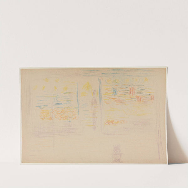 A Shop and Two Figures (1882) by Georges Seurat