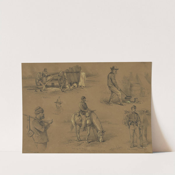 A siesta by Edwin Forbes