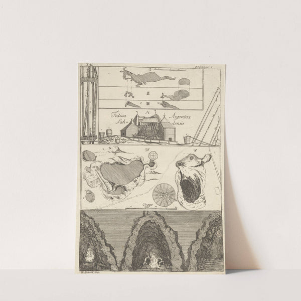 A Silver Mine at Sala, I; illustration for La Motraye’s ‘Travels’ (1723) by William Hogarth