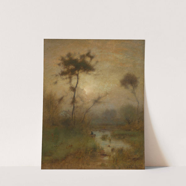 A Silver Morning by George Inness