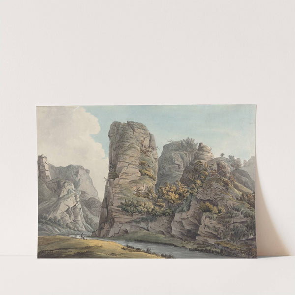 A Singular Rock in Dove-Dale named the Pickerell by William Day