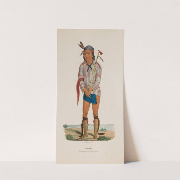 A Sioux Chief (1835) by James Otto Lewis