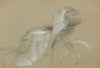 A sketch of a lady sleeping