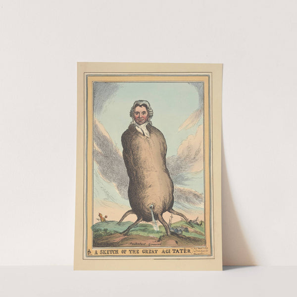 A sketch of the Great Agi-Tater. (1829) by William Heath
