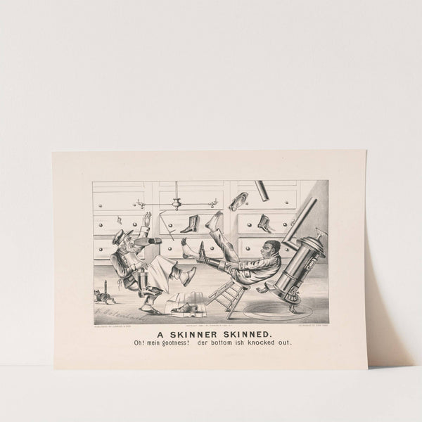 A skinner skinned (1884) by Currier & Ives.