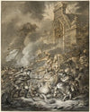 A Skirmish Between the Cavalry Officers and Footsoldiers with Bayonets