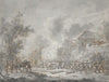 A Skirmish with Soldiers Near a Farm
