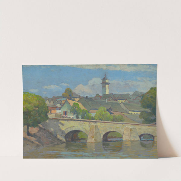 A small town in Spiš (1920–1925) by Ľudovít Čordák