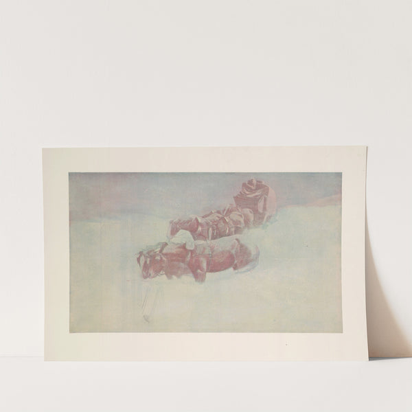 A snow-bound Christmas on the overland coach (1904) by Frederic Remington