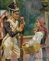 A Soldier and a Girl – in front of the Belvedere