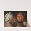 A soldier and a peasant woman by Peeter Baltens