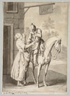 A Soldier in Armor in Front of a Tavern (1724)