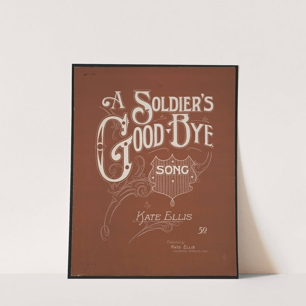 A soldier's good-bye song by Anonymous