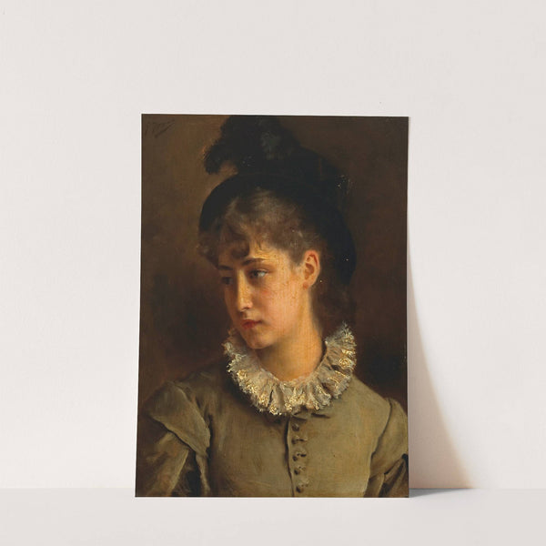 A solemn beauty by Gustave Jean Jacquet